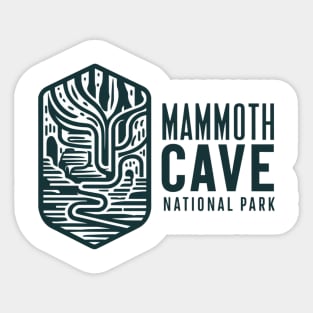 Mammoth Cave National Park Minimalistic Sticker